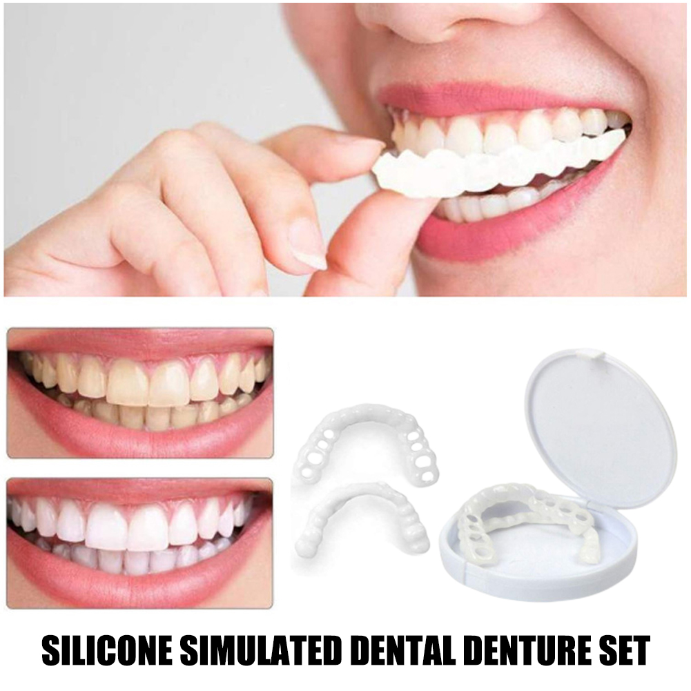 Teeth Whitening Usa - ライコン義歯セットフィット一時的な矯正歯義歯偽歯口腔衛生ケアホワイトニングシミュレーション CK848-fro