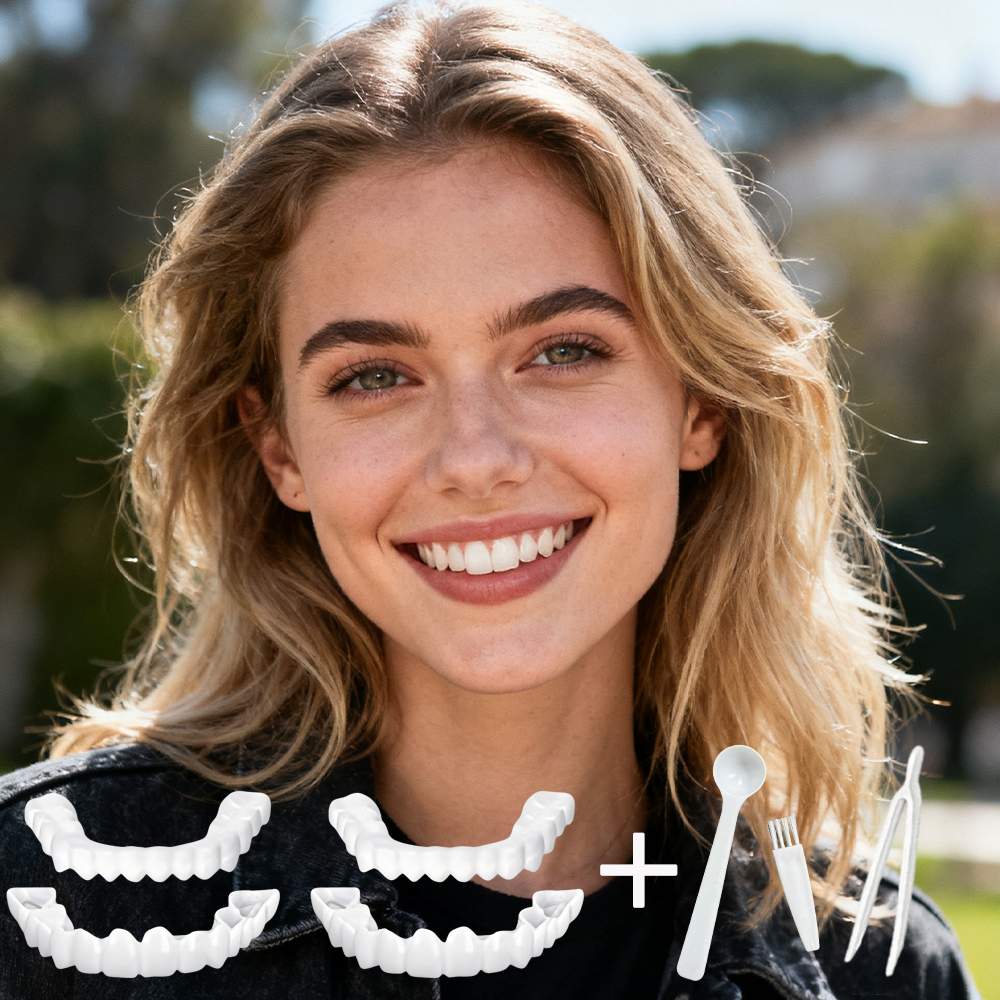 Teeth Whitening For Photos - 新しい卒業写真用特殊歯ベニア 再利用可能なインスタントスマイルホワイトニング 記念写真に最適 H2931