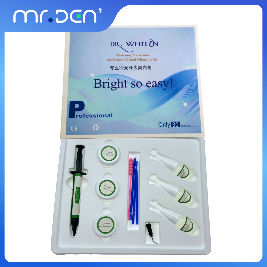 Teeth Whitening With Light - ドクターホワイトン 3パック 歯のホワイトニングキット プロフェッショナル 35% HPジェル