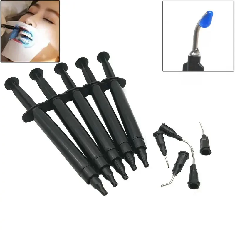 Teeth Whitening Tips - 歯茎保護ジェル,歯のホワイトニング材料,チップ付き,1.5ml,バッチあたり5個