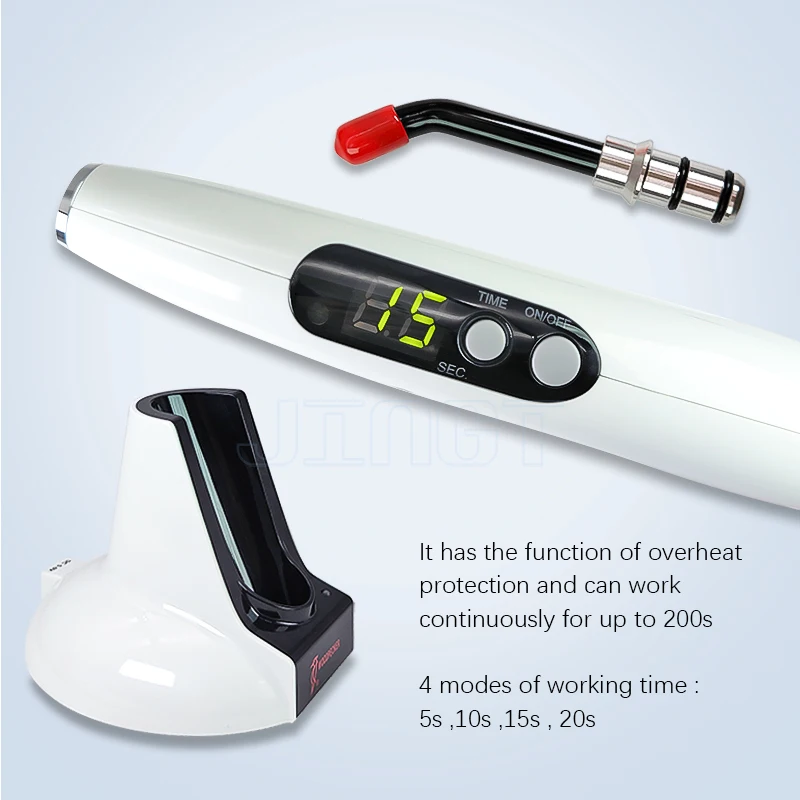 Teeth Whitening With Light - 歯科用硬化光ウッドペッカー LED B LED マシン口腔感光性ランプ歯のホワイトニング樹脂ワイヤレス