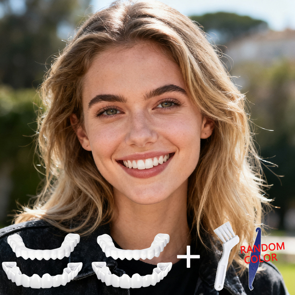Teeth Whitening For Photos - 新しいペットオーナー向け歯のベニア 再利用可能 瞬間的な笑顔のホワイトニング 写真撮影用明るい外観 H2931