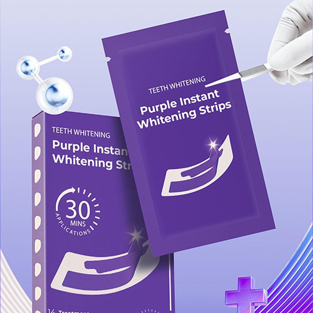 Teeth Whitening Vape - V34歯のホワイトニングストリップ - エナメル質に安全で過敏症を起こさないストリップ、プロ仕様の自宅用ホワイトニングキット