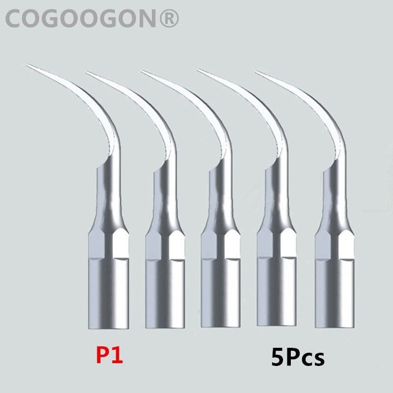 Teeth Whitening Tips - 5 ピース P1 超音波歯科スケーラーヒント EMS/キツツキ互換性完璧な歯のホワイトニング歯科ツール