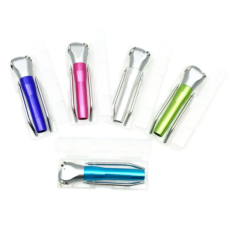 Teeth Whitening Tips - 歯科用空気および水スプレー用の3方向注射器,2つのオートクレーブ可能なノズルチップを備えたハンドピース,歯のホワイトニング,歯科治療機器
