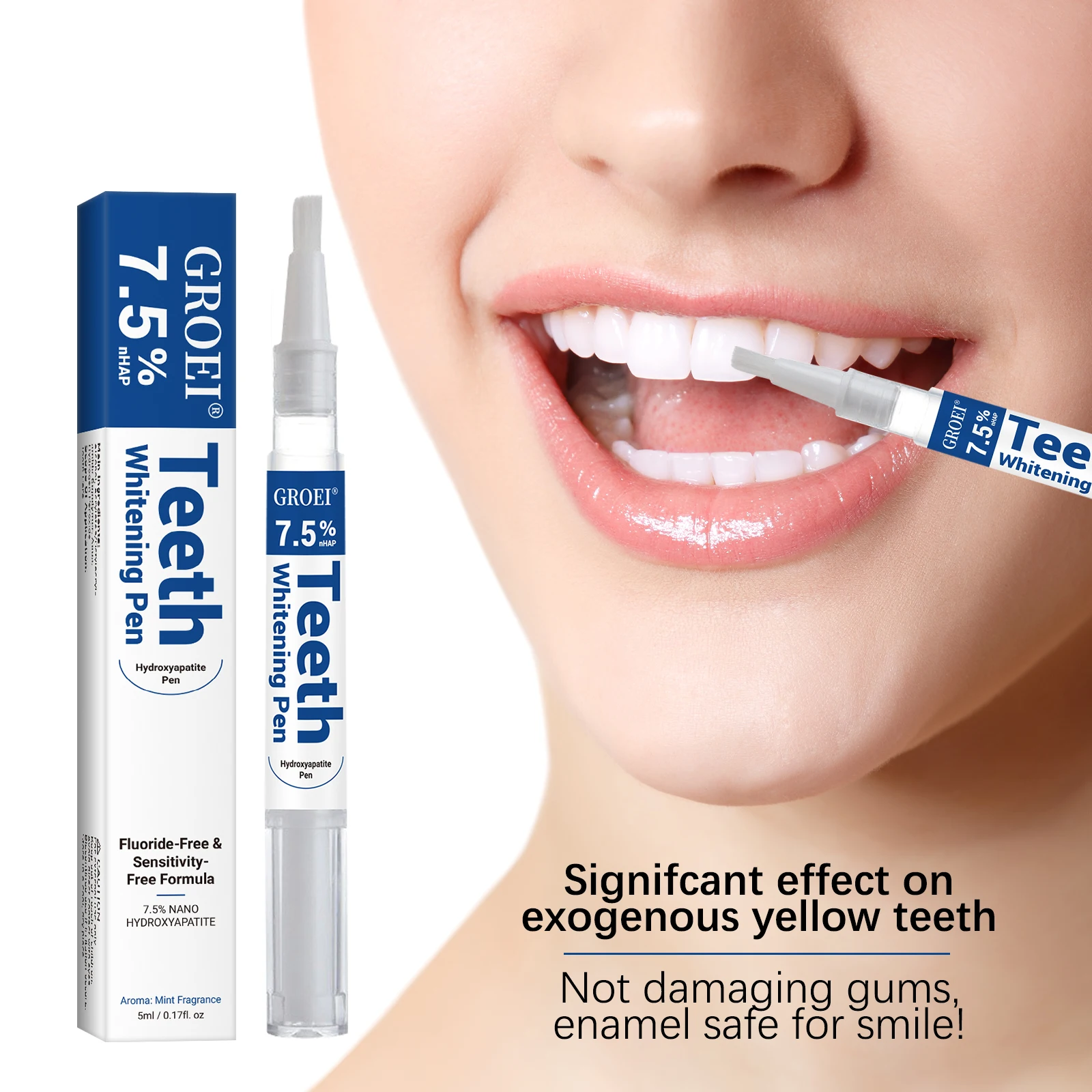 ヒドロキシアパタイト歯のホワイトニングペンまばゆい白いステイ - Teeth Whitening Vape のレビューと価格