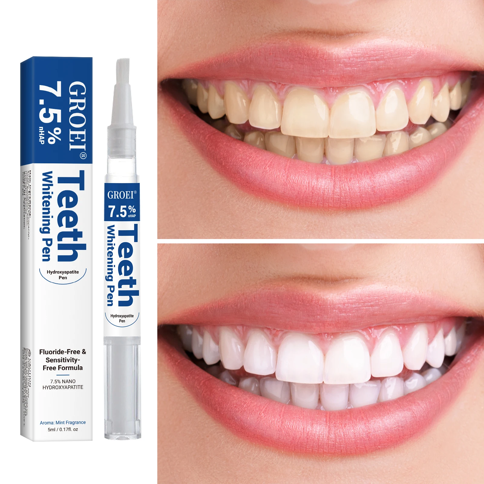 ヒドロキシアパタイト歯のホワイトニングペンまばゆい白いステイ - Teeth Whitening Vape のレビューと価格