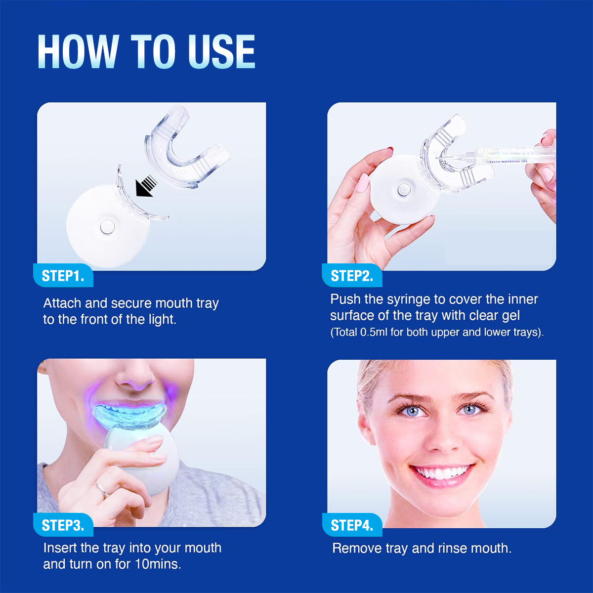 歯のホワイトニングキット - 35% カルバミド過酸化物を含 - Teeth Whitening Results のレビューと価格