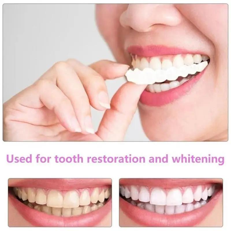 新しいホリデー旅行スペシャル歯のベニア 再利用可能なインスタ - Teeth Whitening For Photos のレビューと価格