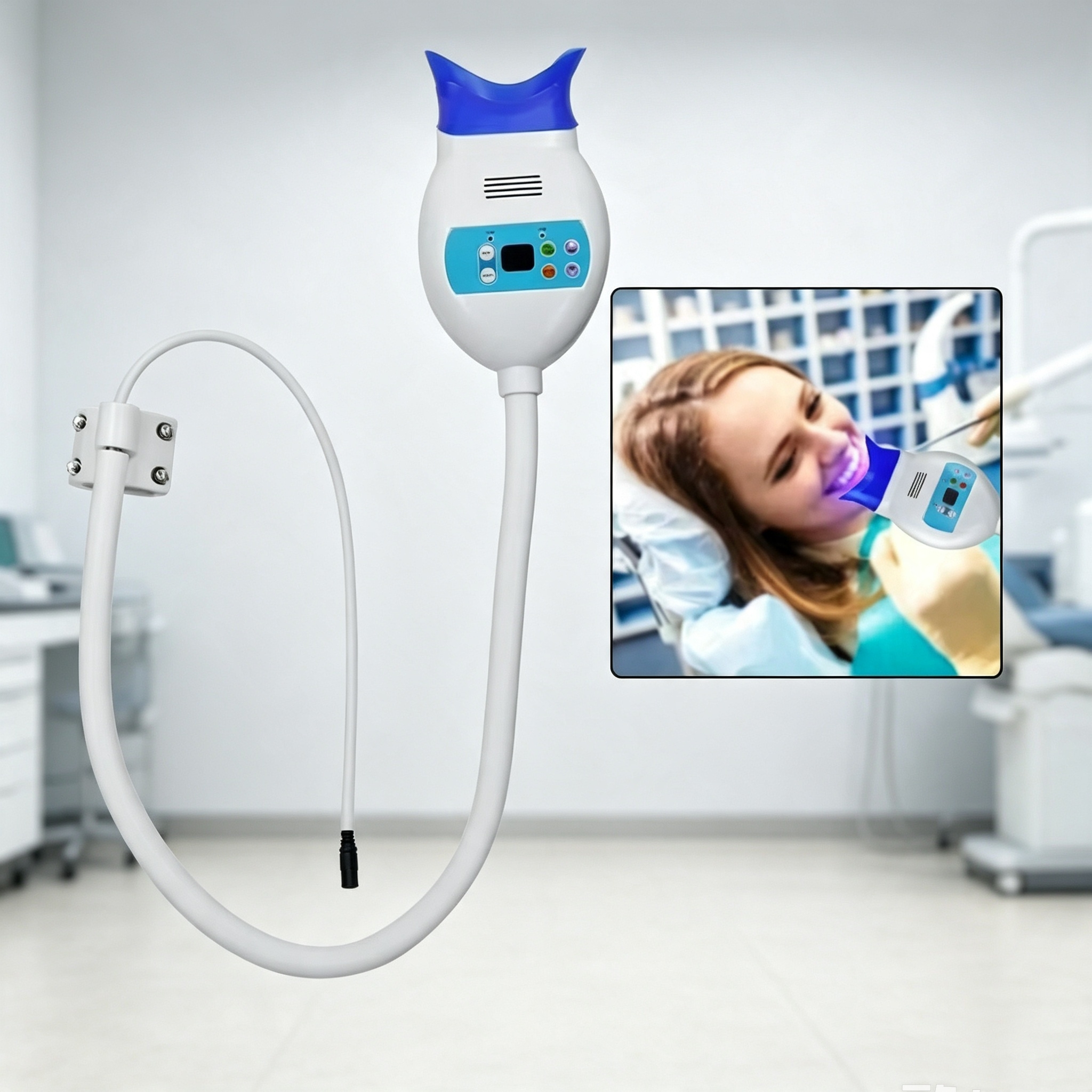 デスクトップ歯科用冷光ホワイトニングマシン 8 LED 3色 - Teeth Whitening With Light のレビューと価格