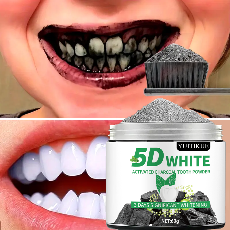 YUlTlKUE 5D ホワイト活性炭歯磨き粉 天然歯のホワ - Teeth Whitening Vape のレビューと価格