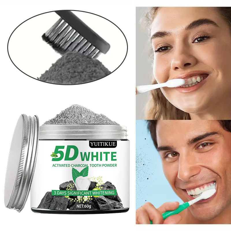 YUlTlKUE 5D ホワイト活性炭歯磨き粉 天然歯のホワ - Teeth Whitening Vape のレビューと価格