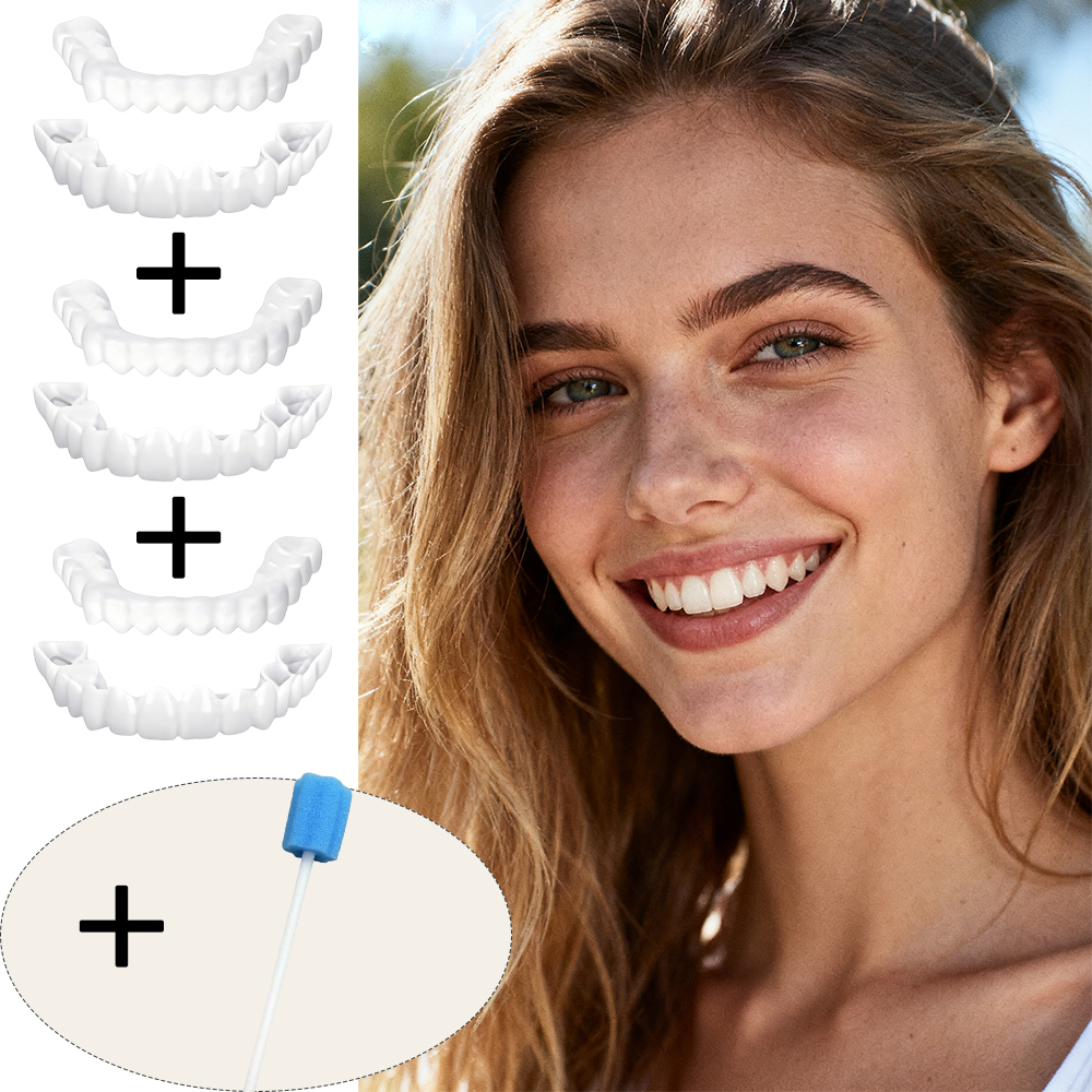 写真撮影に最適なパーフェクトスマイル歯のベニア 再利用可能な - Teeth Whitening For Photos のレビューと価格