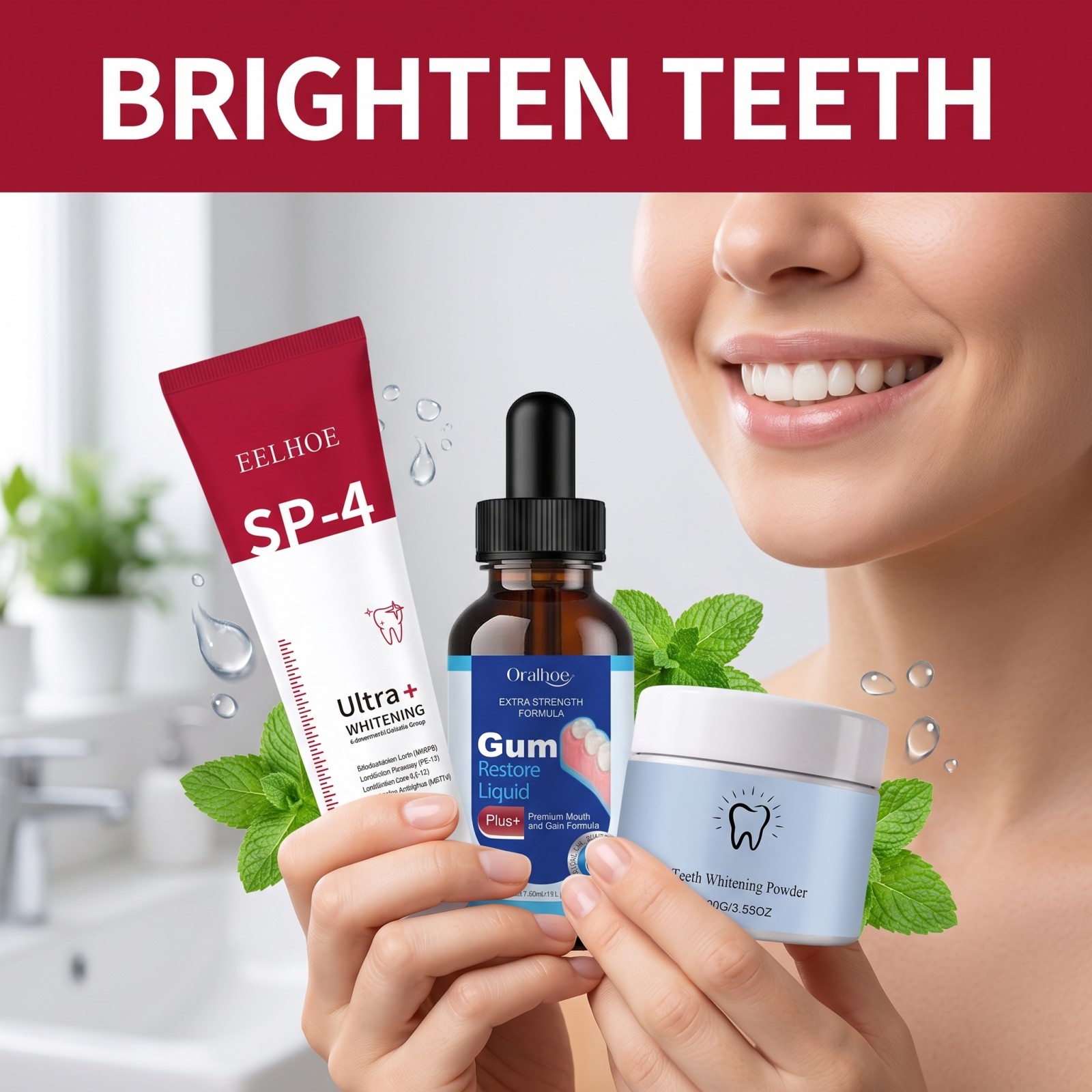 オーラルケアコンボセット ホワイトニング歯磨き粉 マウスウォ - Teeth Whitening Vape のレビューと価格