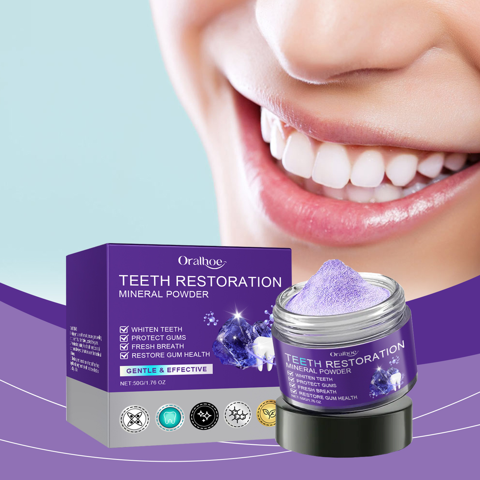 歯の修復ミネラルパウダー,歯のホワイトニング,汚れの除去,口 - Teeth Whitening Vape のレビューと価格