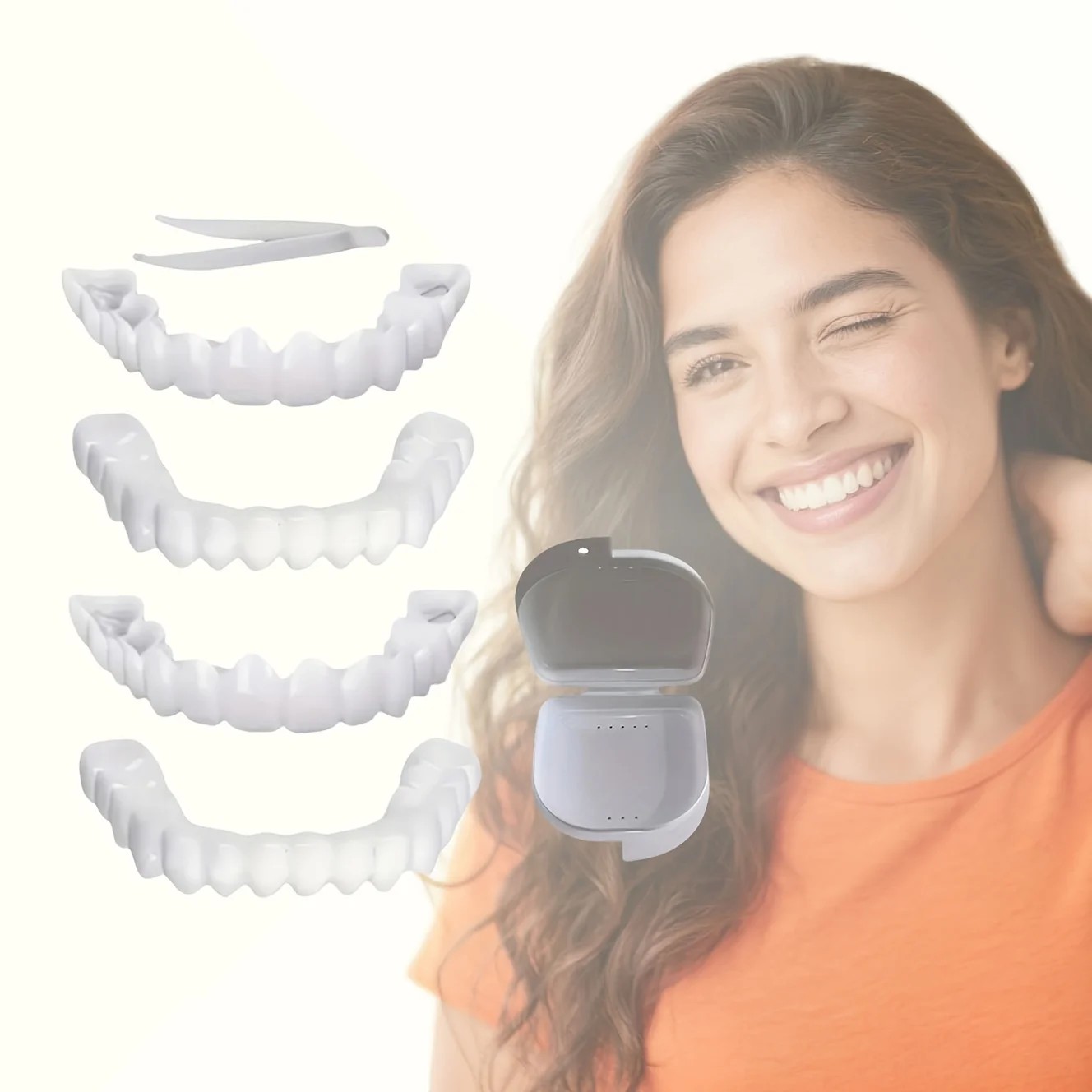 新しいスポーツイベント用 特殊歯用ベニア 再利用可能 瞬間美 - Teeth Whitening For Photos のレビューと価格