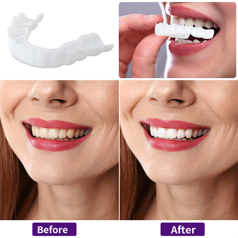 新しいホリデー旅行スペシャル歯のベニア 再利用可能なインスタ - Teeth Whitening For Photos のレビューと価格