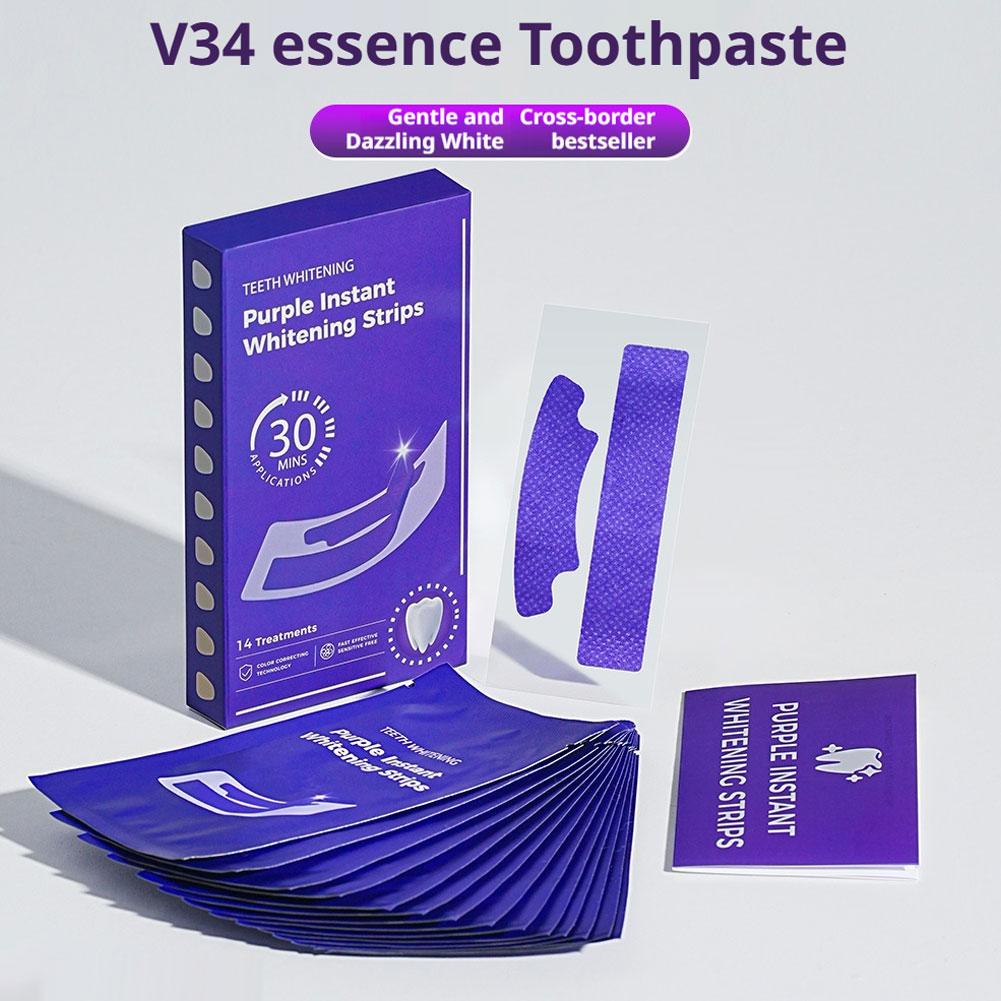V34歯のホワイトニングストリップ - エナメル質に安全で過 - Teeth Whitening Vape のレビューと価格