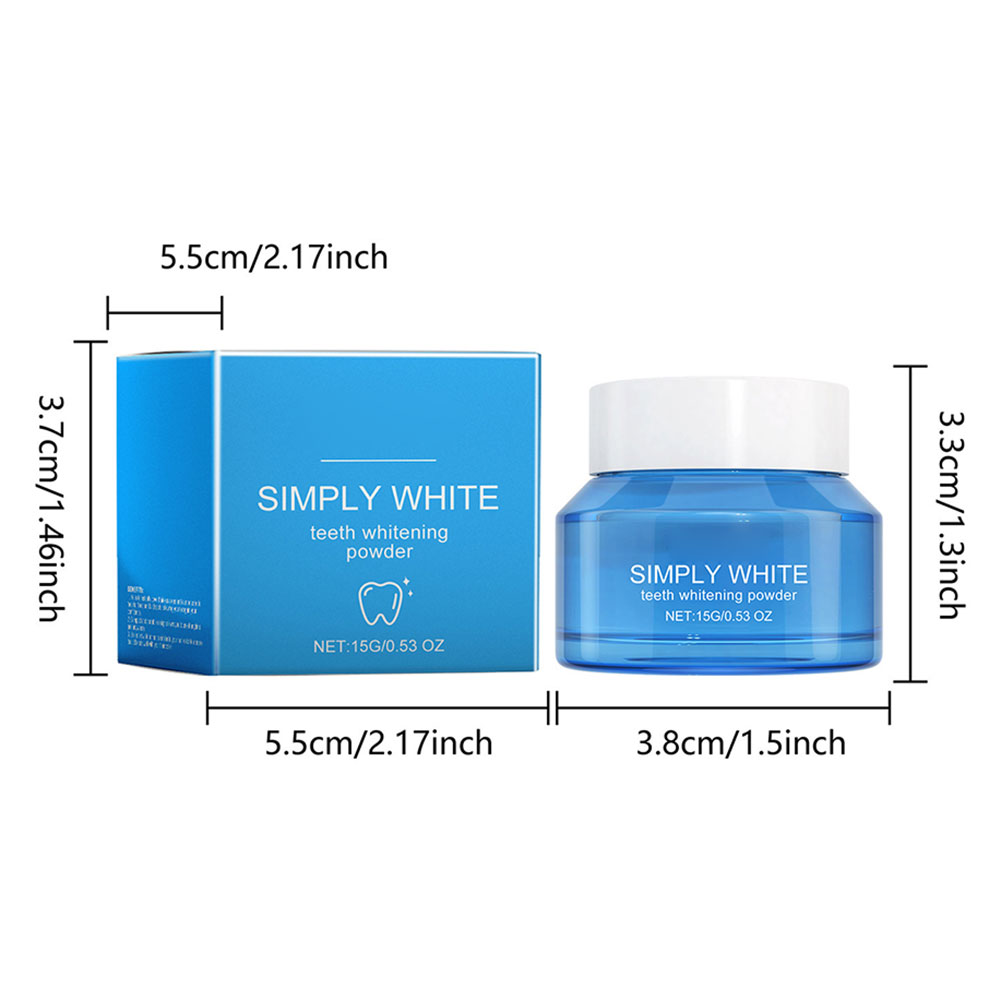 プロ仕様の歯の着色除去パウダー、毎日の使用に、強力な着色除去 - Teeth Whitening For Photos のレビューと価格